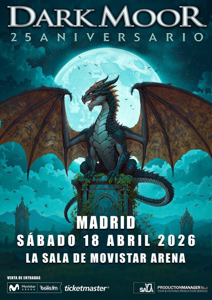 Concierto conmemorativo del 25 aniversario de Dark Moor en la Sala 1 del Movistar Arena