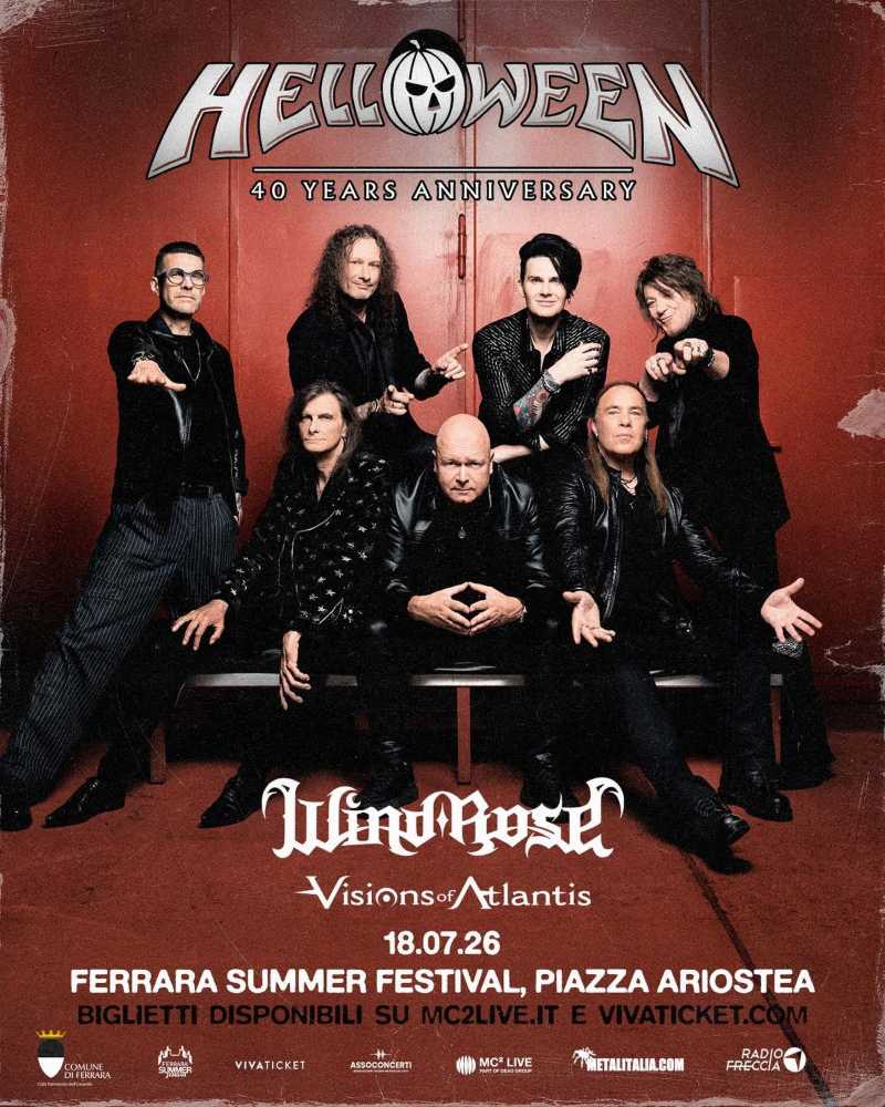 Helloween encabeza la nueva edición Rock del Ferrara Summer Festival