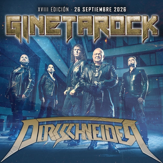 ¡Dirkschneider es el cabeza de cartel del Gineta Rock 2026!