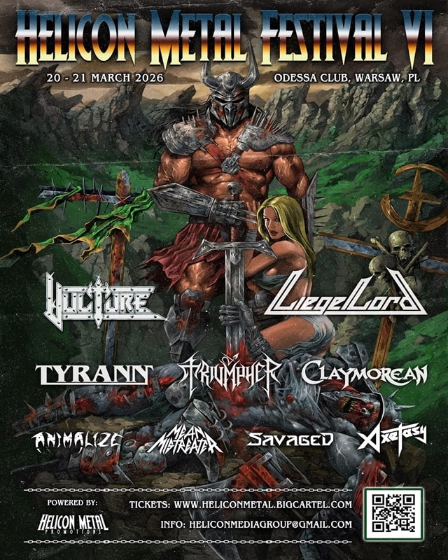 El festival polaco Helicon Metal anuncia su cartel definitivo para la edición 2026