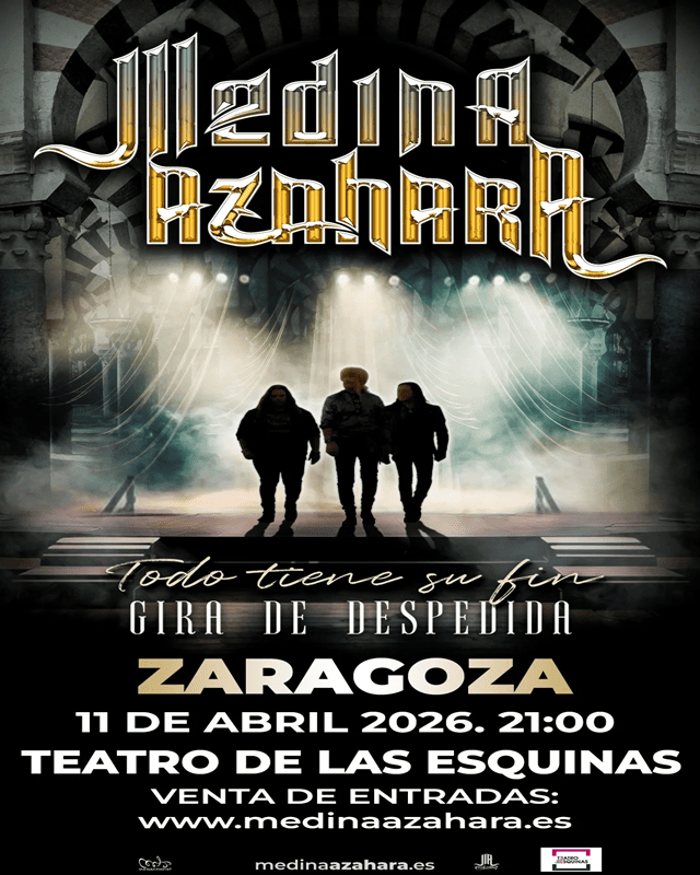 Medina Azahara se despedirá de Zaragoza con un concierto muy especial en 2026