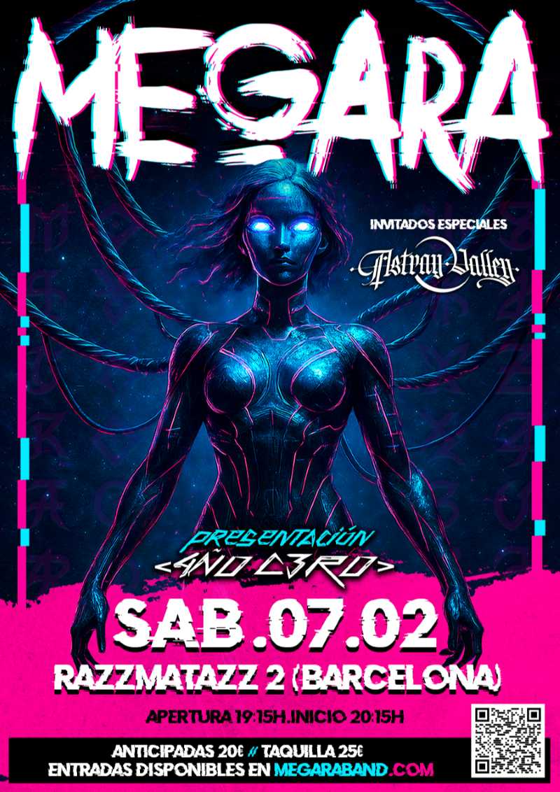 Megara presenta su canción «Oniria» y conciertos en Barcelona y Madrid
