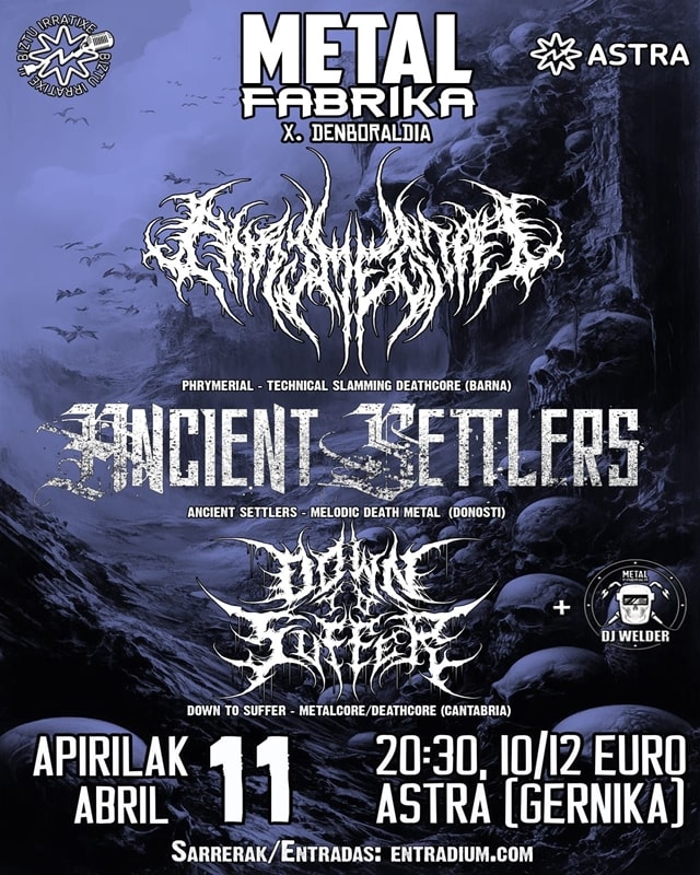 Nueva edición del Metal Fabrika en Gernika a mediados de abril