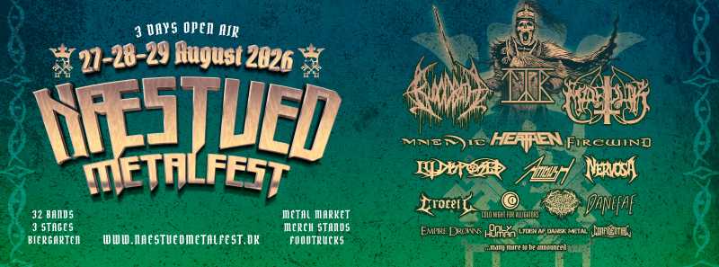 Información del festival danés Næstved Metalfest 2026