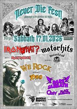 Never Die Fest, festival de tributos en Burgos