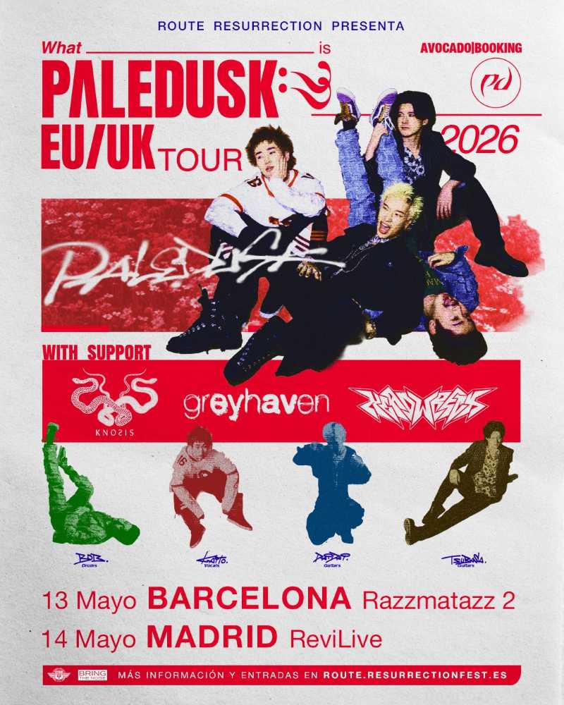 Los japoneses Paledusk confirman fechas en Barcelona y Madrid