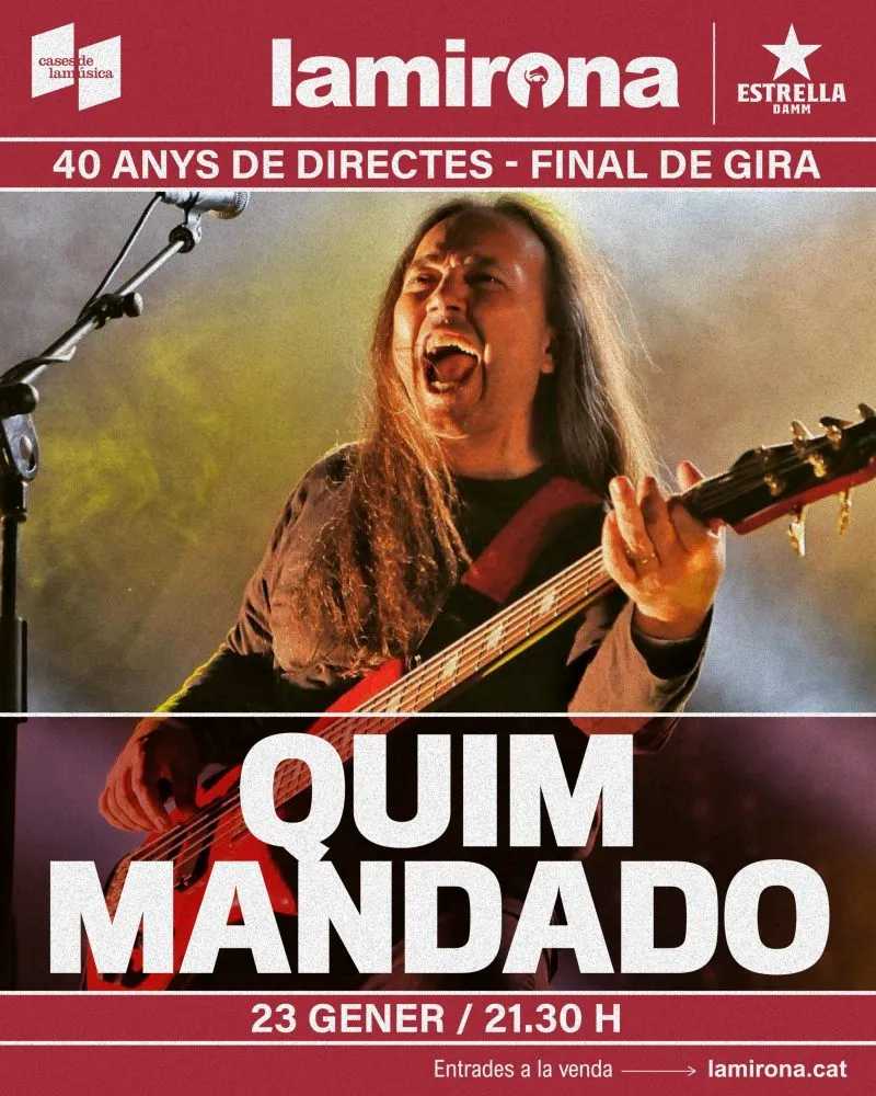 Concierto especial de Quim Mandado fin de su gira “40 Anys De Directes”