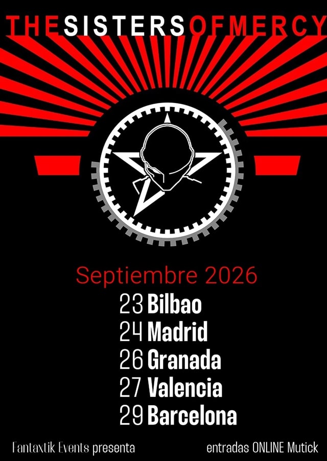 The Sisters of Mercy acudirá en varias citas por España en 2026