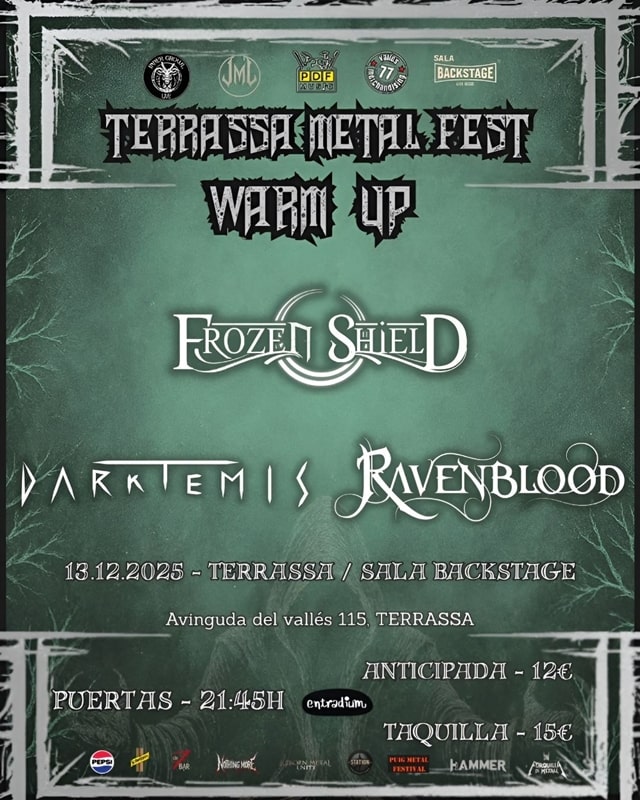 Muy pronto será la nueva edición del Terrassa Metal Fest en Cataluña