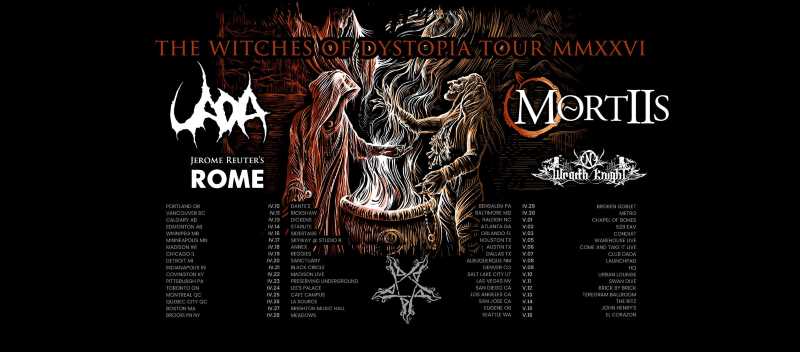 Uada y Mortiis se unirán para una gira muy especial, «The Witches Of Dystopia», por Norteamérica