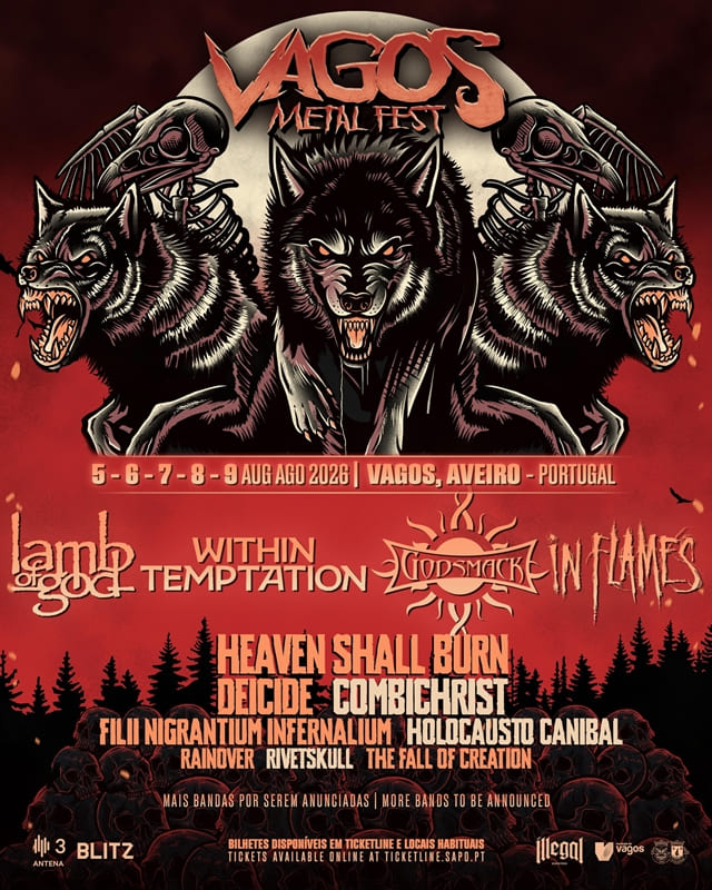 Primeros avances del Vagos Metal Fest 2026 de la vecina Portugal