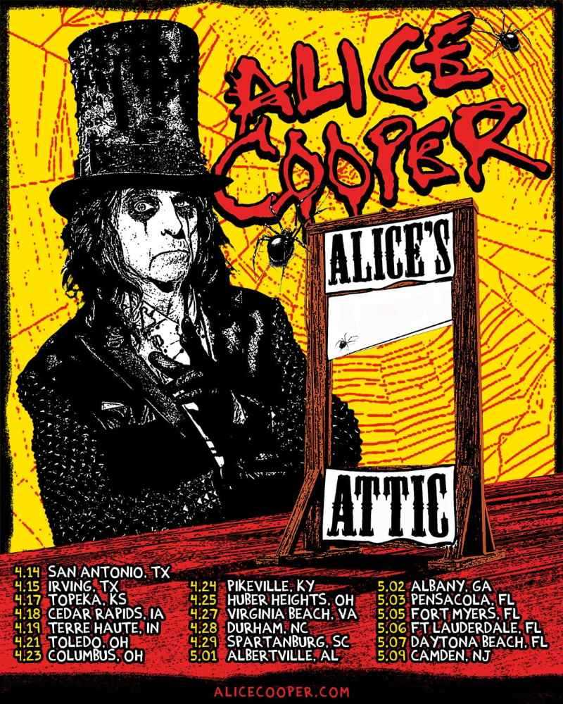 Alice Cooper ha confirmado recientemente una serie de conciertos como cabeza de cartel en Estados Unidos