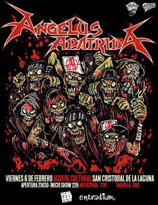 Viaja Angelus Apatrida a Tenerife para ofrecer un concierto el 6 de febrero en el Espacio Aguere