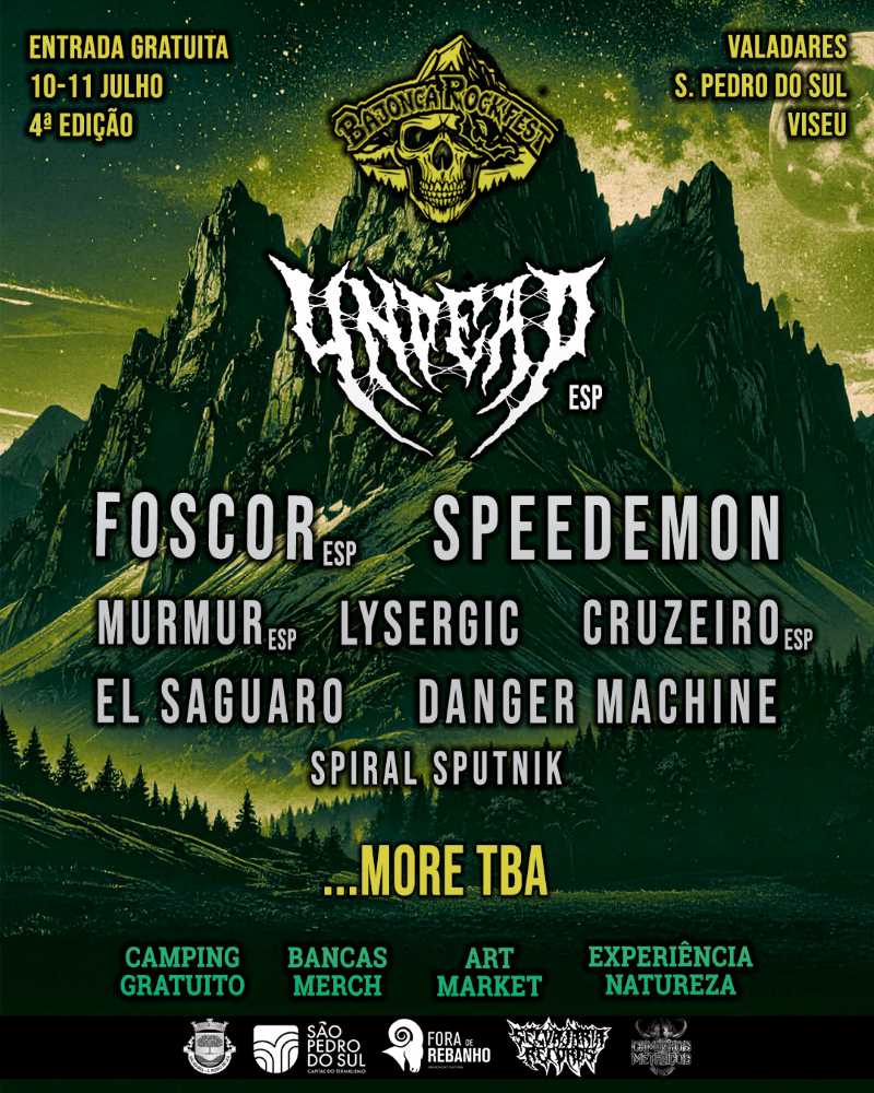 Información del Bajonca Rock Fest 2026, festival gratuito en Viseu (Portugal)
