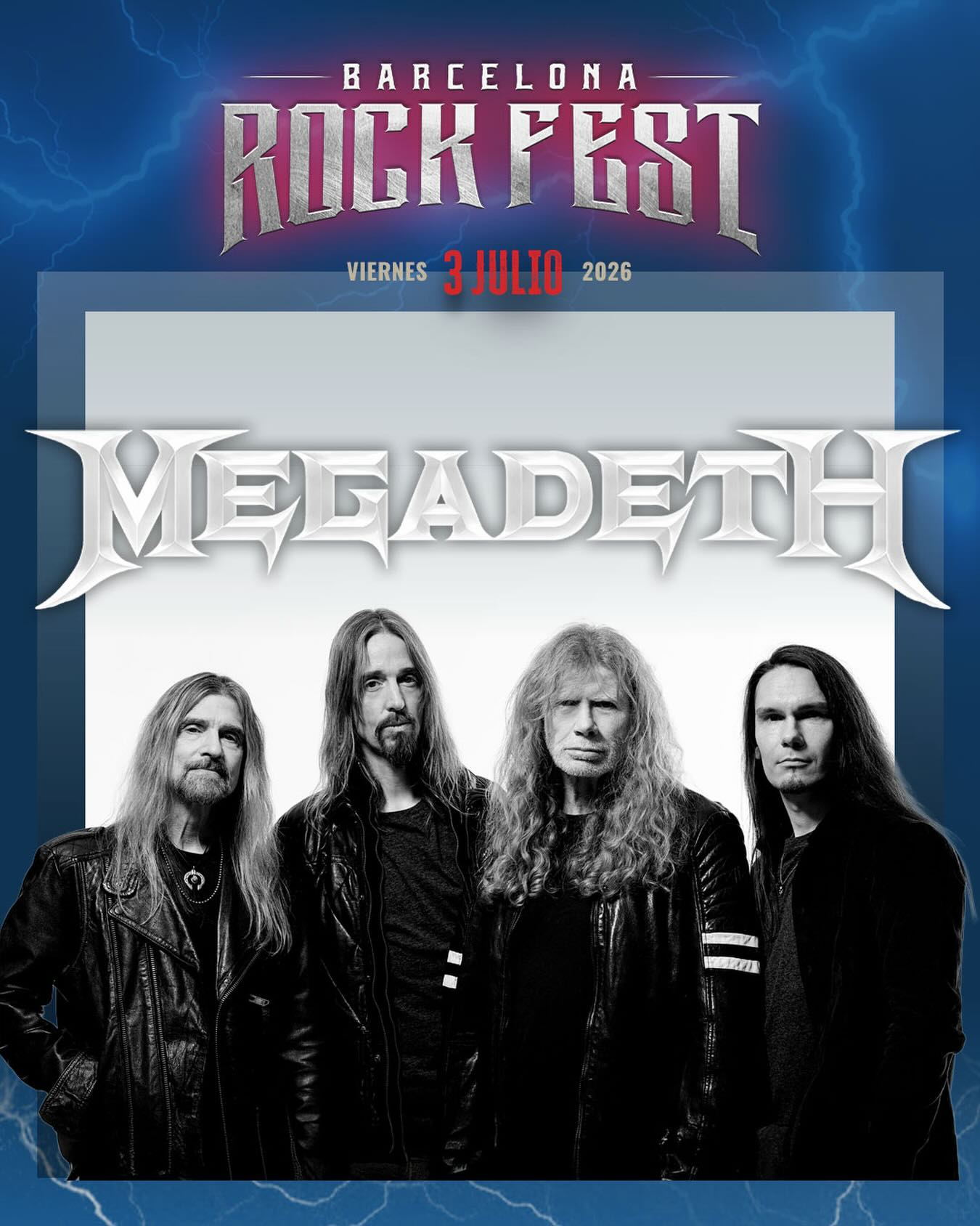 Megadeth se despiden en Barcelona Rock Fest 2026 .
