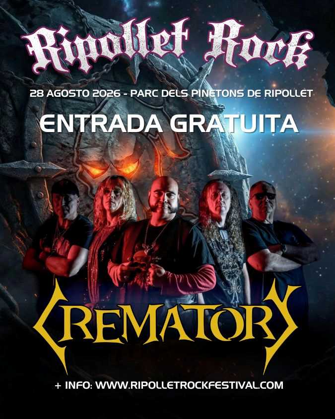 Crematory confirmados en el Ripollet Rock Festival 2026