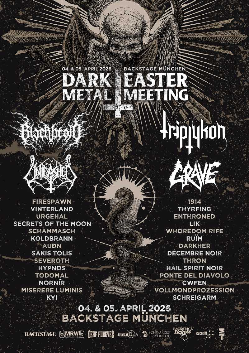 Se completa el cartel del Dark Easter Metal Meeting 2026 de Munich