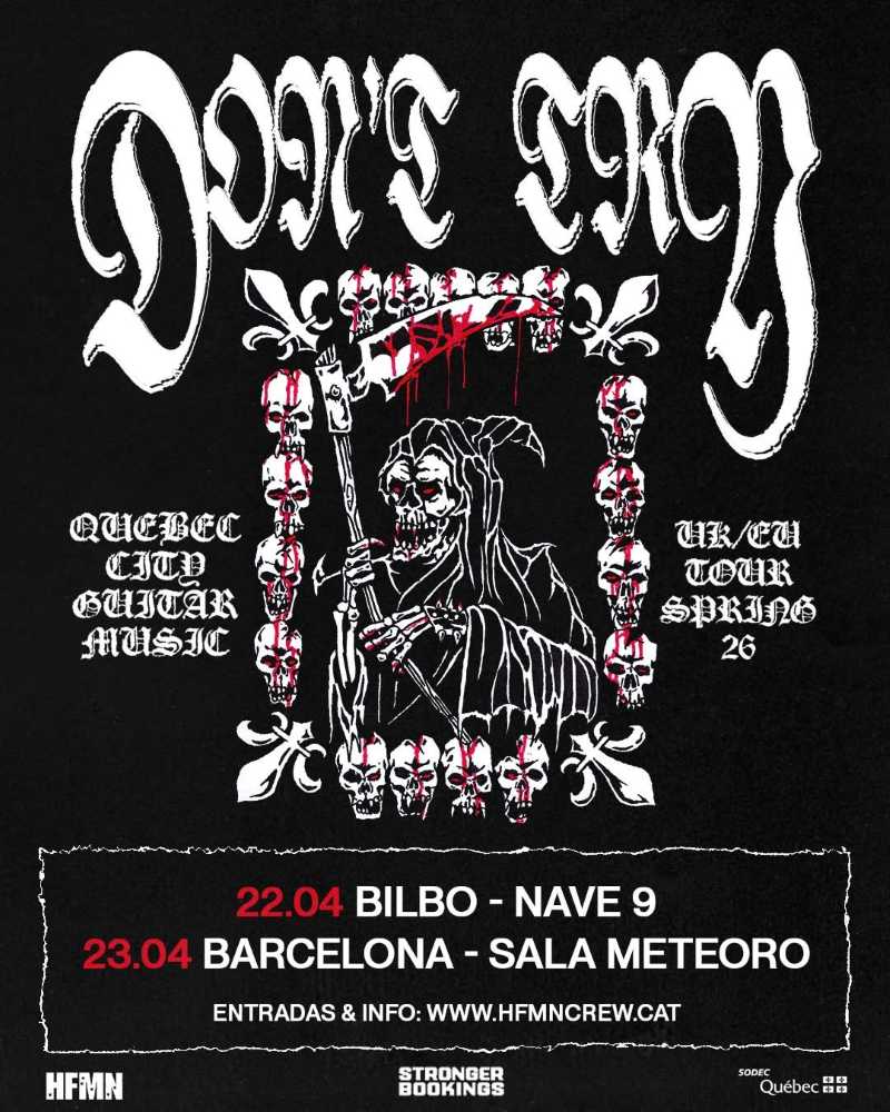 Don’t Try traerá su Hardcore actual a Bilbao y Barcelona en abril