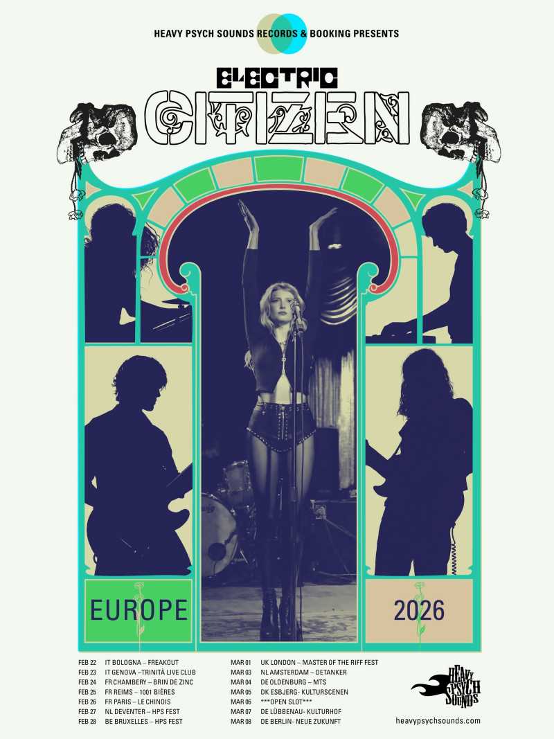 Fechas del tour europeo de Electric Citizen