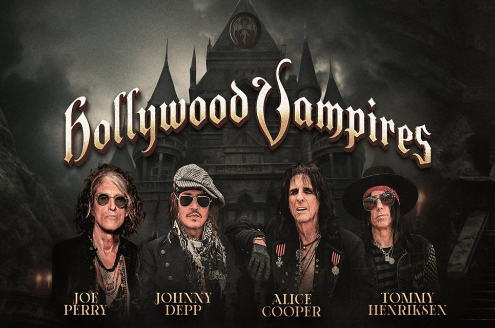 Gira europea de la superbanda de estrellas mundiales Hollywood Vampires