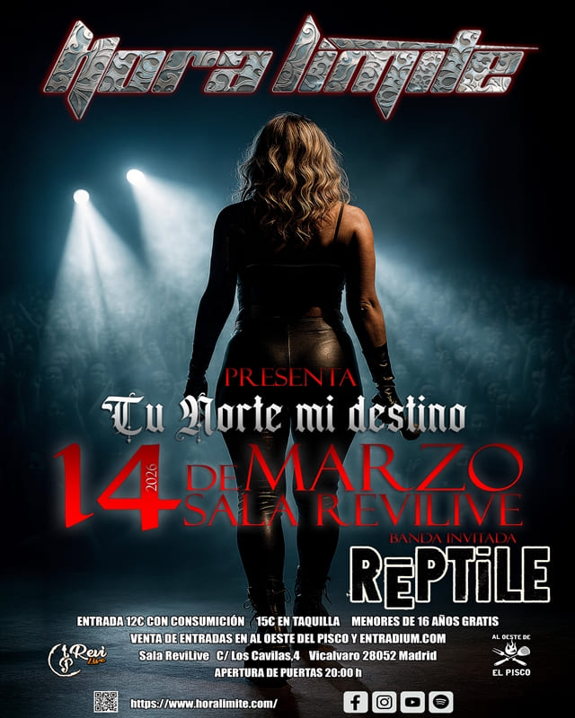 Presentación del nuevo álbum de Hora Límite en la Sala Revi Live de Madrid