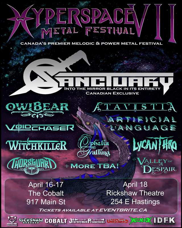 El Hyperspace MetalFest de Vancouver sigue sumando bandas a su edición en 2026 con la distribución de días incluida