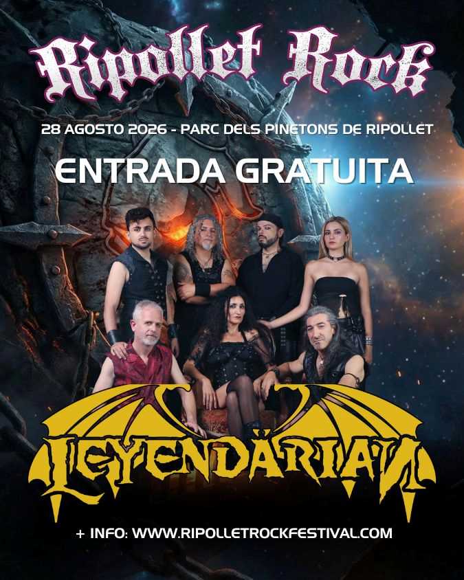 Leyendärian son la tercera banda anunciada en el Ripollet Rock 2026