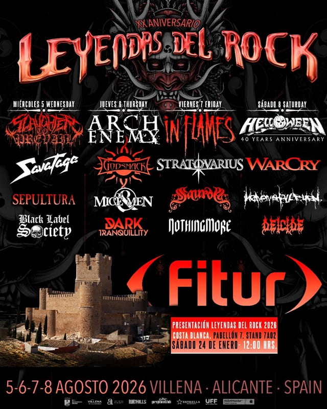 ¡El festival Leyendas del Rock estuvo en Fitur!