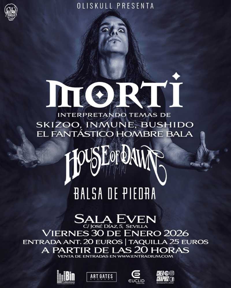 Morti viaja a Sevilla con su proyecto en solitario el 30 de enero