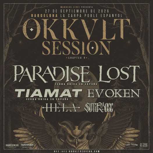Quinta edición Okkult Session en Barcelona el 27 de septiembre