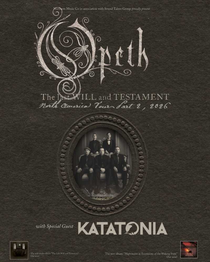Arranca el tour norteamericano de Opeth con Katatonia