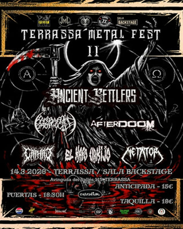 Pronto será la segunda edición del festival catalán Terrassa Metal Fest