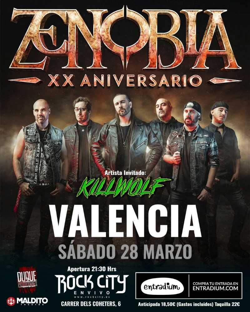 Zenobia llevará su gira XX aniversario a Sevilla el 24 de octubre