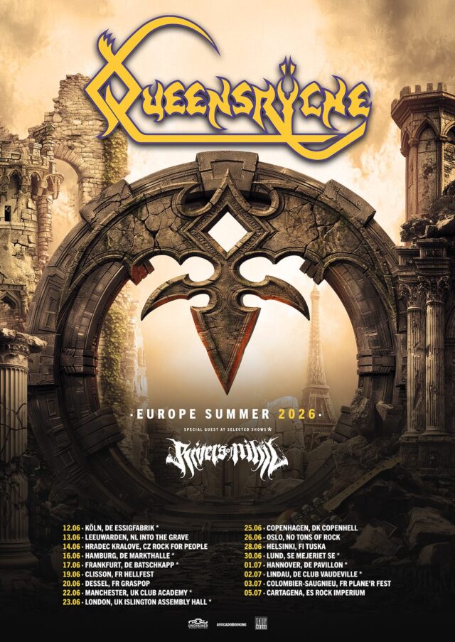 Queensryche regresará a Europa en el verano de 2026 para una gira y varios espectáculos en festivales.
