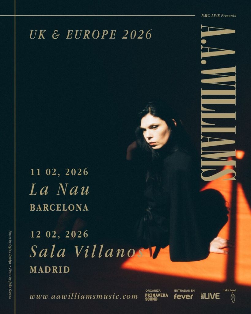 Se aproxima la gira de la artista británica A.A. Williams en España por medio de Primavera Sound