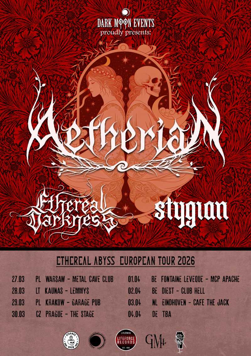 Aetherian presenta su «Ehtereal Abyss European Tour 2026»