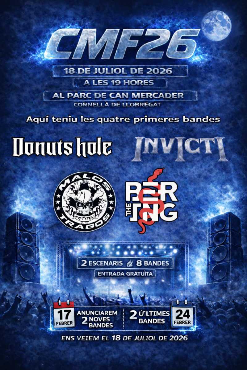 Publicado el avance de cartel del Can Mercader Festival 2026 de Barcelona