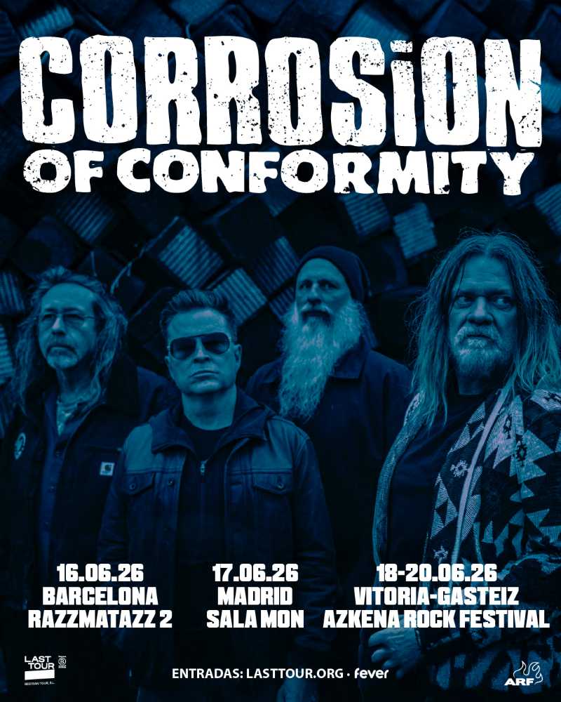 Corrosion Of Conformity suma fechas en Barcelona y Madrid en junio