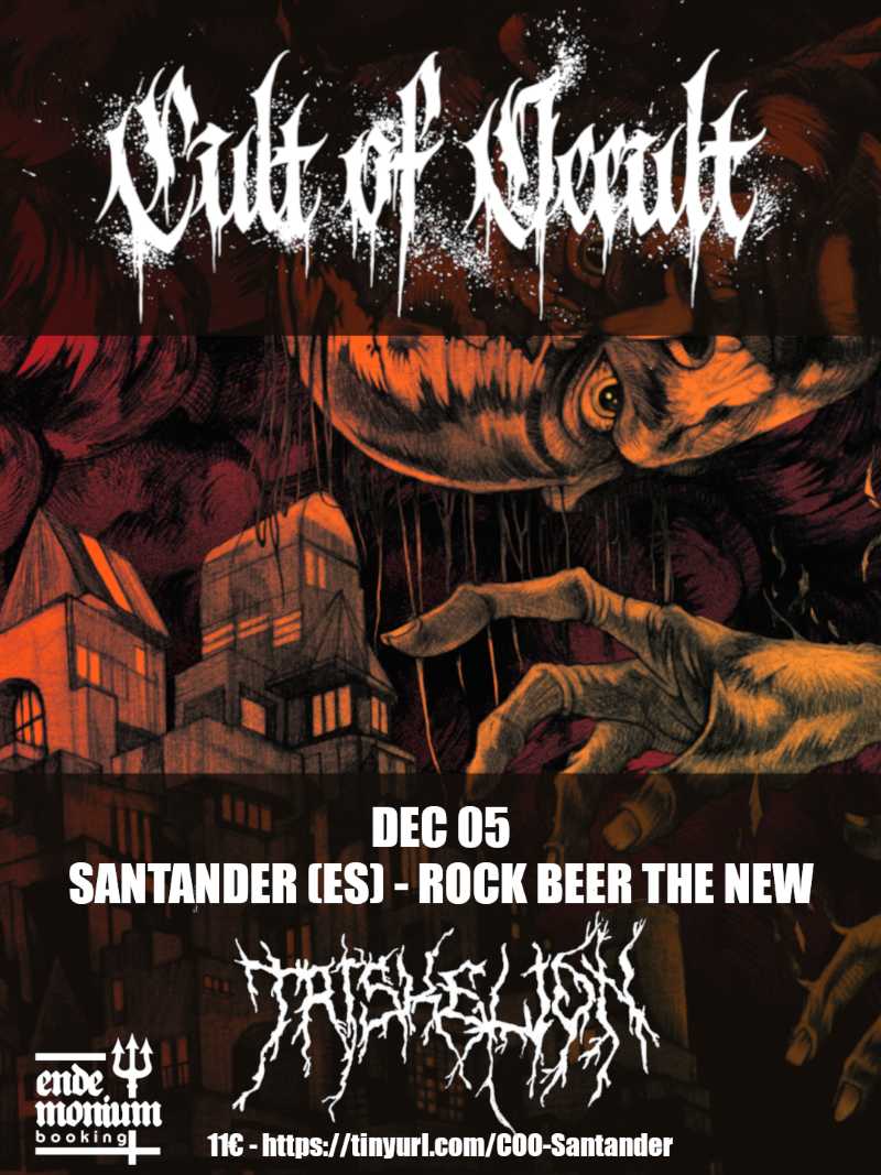 Cult Of Occult en Santander el 5 de diciembre