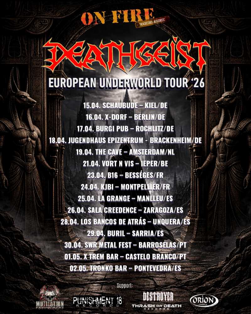 Tour europeo de los brasileños Deathgeist