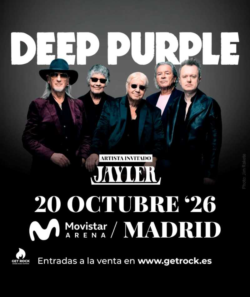 Deep Purple confirma dos conciertos en Barcelona y Madrid