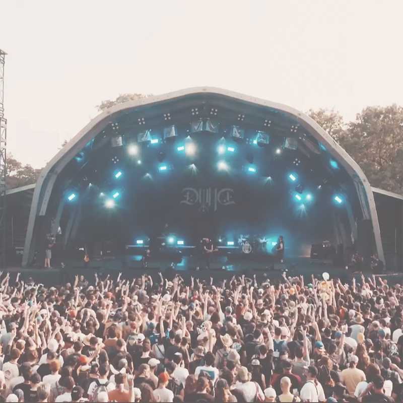 Dvne presenta su directo «Live at Hellfest»
