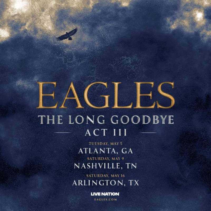Más fechas del tour de estadios de Eagles