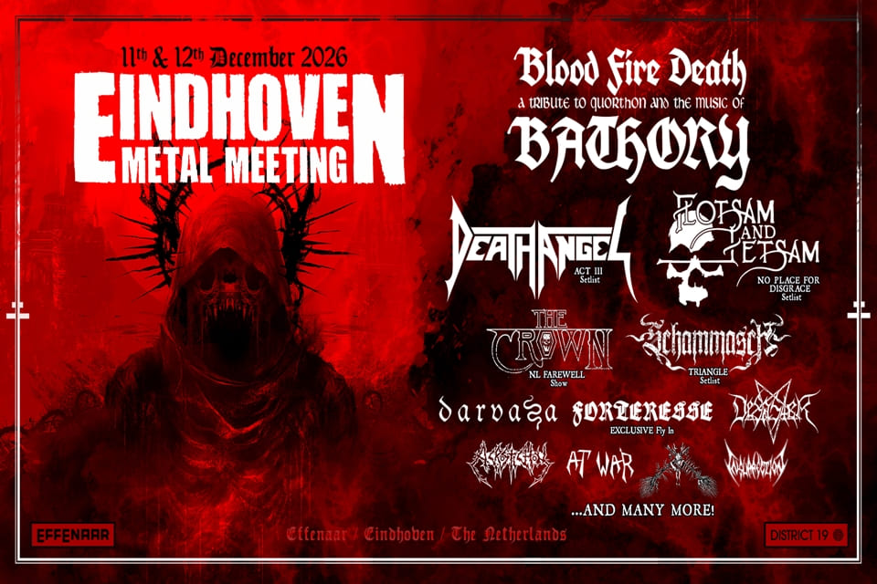 ¡El Eindhoven Metal Meeting 2026 va tomando forma con un cartel explosivo!