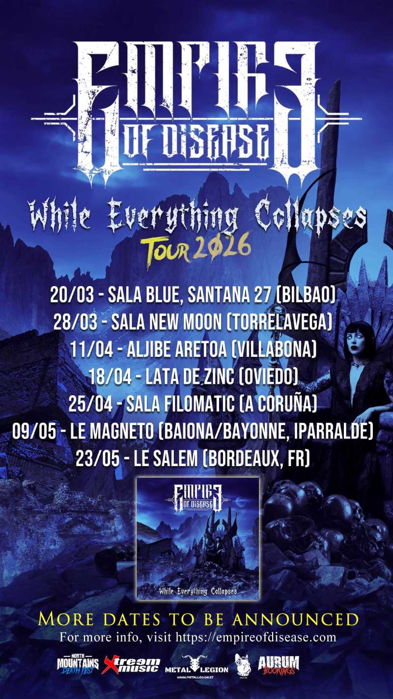 Empire Of Disease anuncia las primeras fechas de su gira