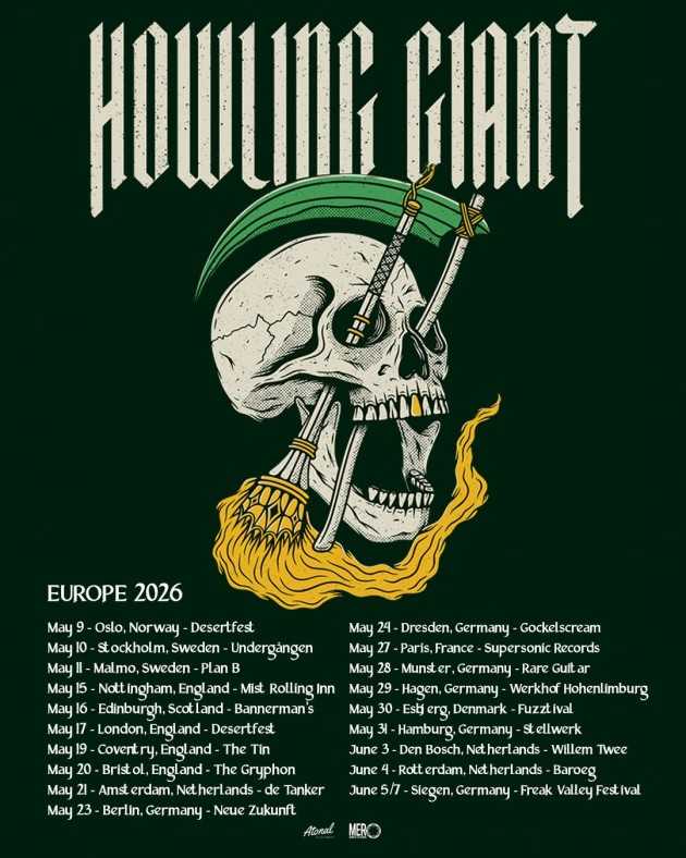 Howling Giant ante su primer tour europeo como headliner