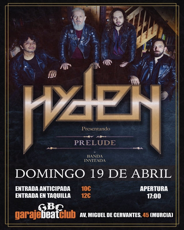 Hyden dará un concierto en Murcia para presentar su disco debut «Prelude»