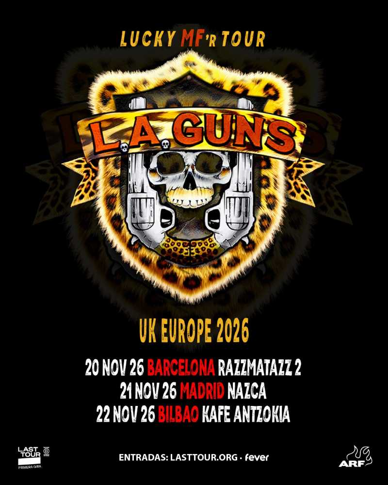 L.A. Guns confirma tres fechas en España para el mes de noviembre