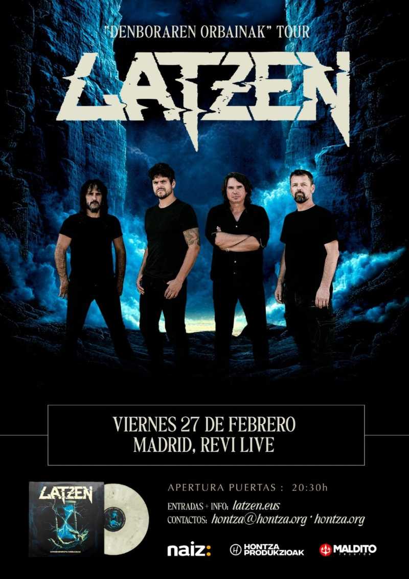 Latzen se presentará en la Revi Live de Madrid el 27 de febrero