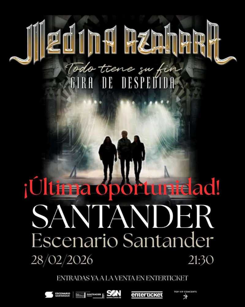 Medina Azahara llega su gira de despedida a Santander el 28 de febrero